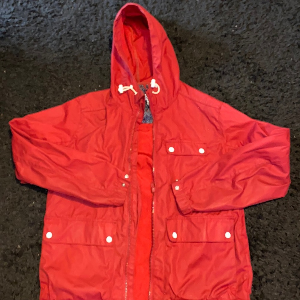 Red H&M windbreaker sz Medium